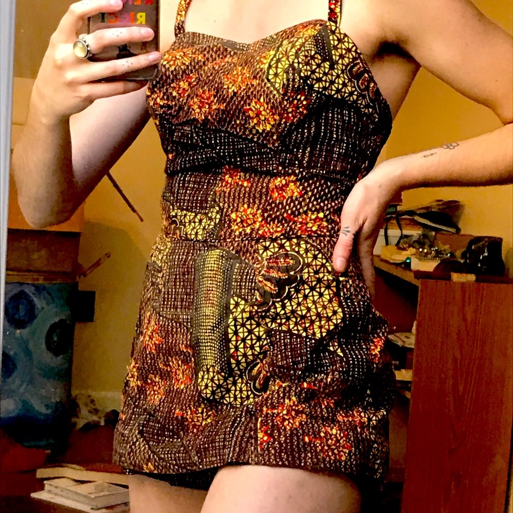 🌸 50s vintage bathing suit, size sm-med